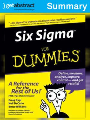 cover image of Six Sigma for Dummies (Summary)